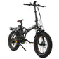 48v Fat Tire Folding Electric Bike - Black