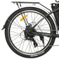 PEACEDOVE Electric City Bike - Matte Black