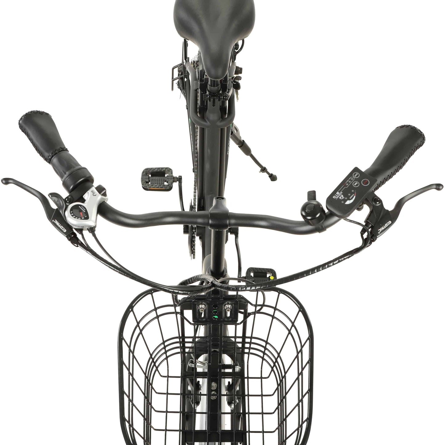 PEACEDOVE Electric City Bike - Matte Black