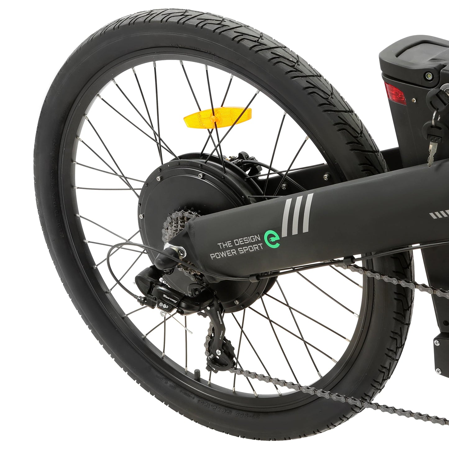 SEAGULL Electric Mountain Bike - Matte Black