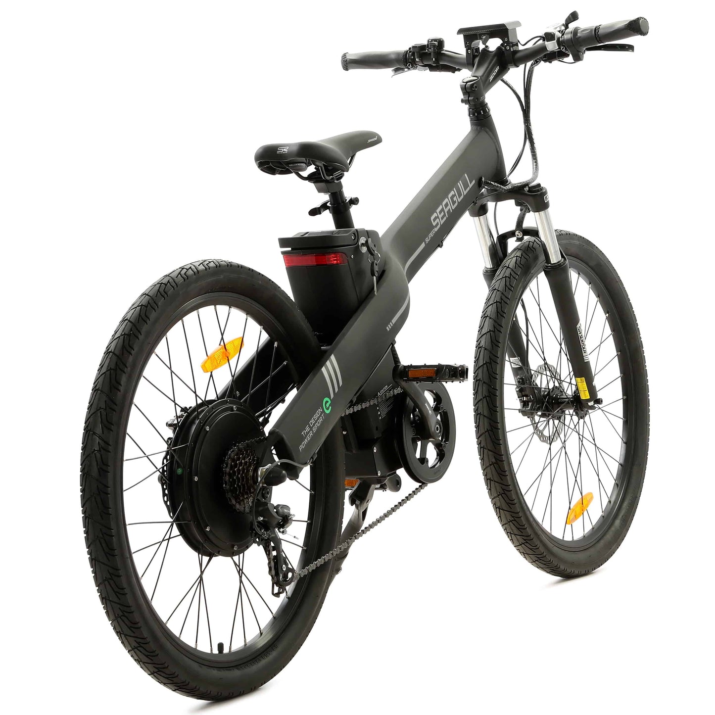 SEAGULL Electric Mountain Bike - Matte Black