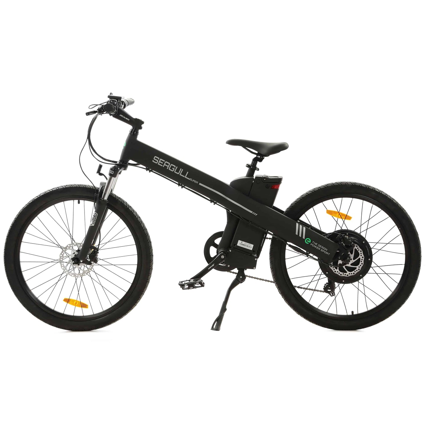 SEAGULL Electric Mountain Bike - Matte Black