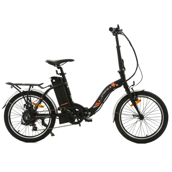 STARFISH Folding Electric Bike - Matte Black