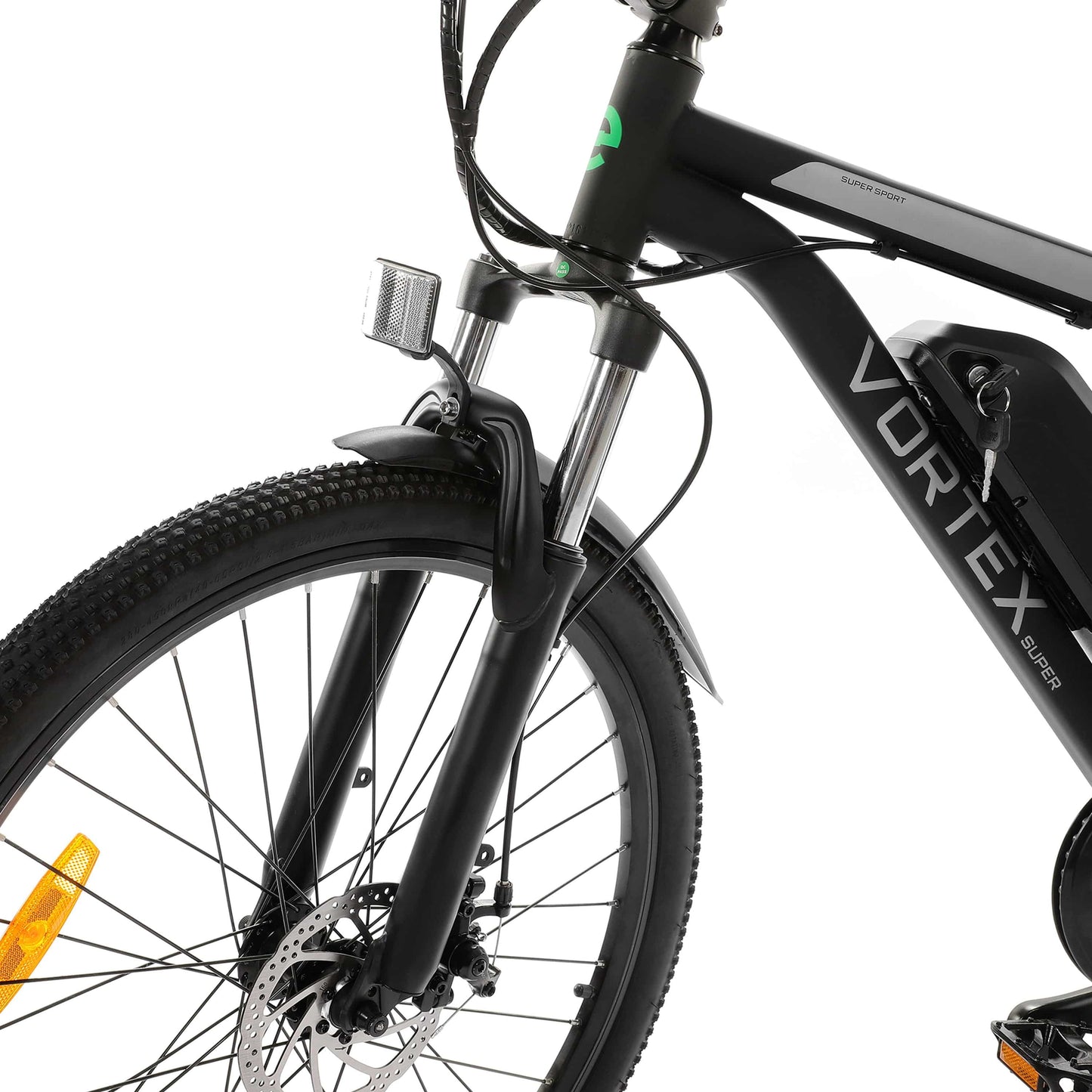 VORTEX Electric City Bike - Matte Black