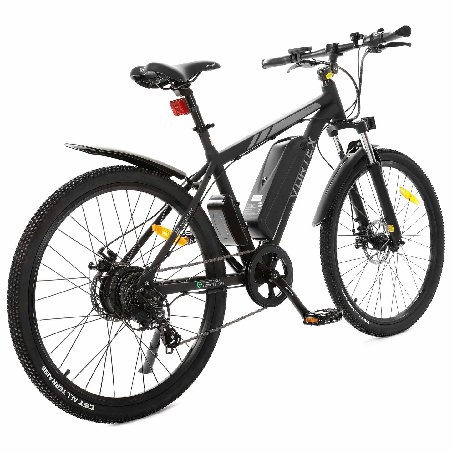 VORTEX Electric City Bike - Matte Black