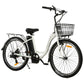 PEACEDOVE Electric City Bike - White